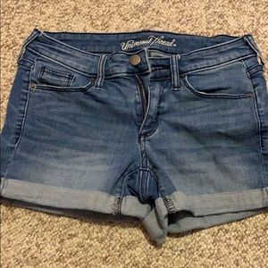 Denim shorts